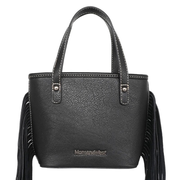 OUT OF STOCK Montana West Aztec Tapestry Small Tote/Crossbody Bag - Picture 6 of 9